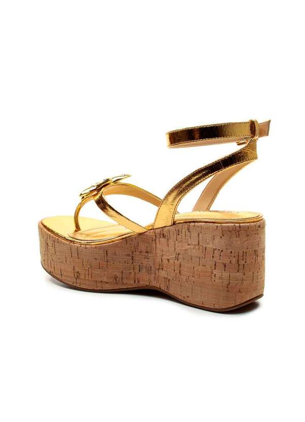 Cecconello - Sandália C Plataforma Cecconello 2793001-3 Ouro 4