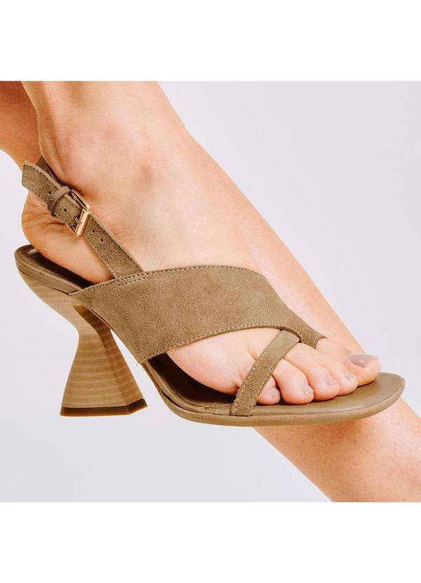 Cecconello - Sandália Couro Salto Alto Cecconello 2718010-2 Nude 2