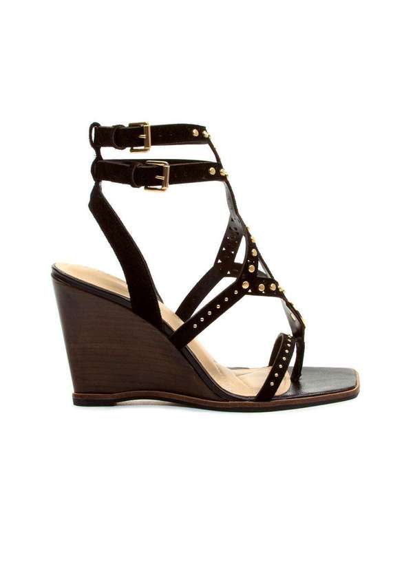 Cecconello - Sandália Couro Salto Alto Cecconello 2770001-3 Preto