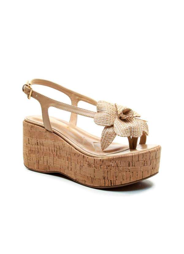 Cecconello - Sandália Couro Plataforma Cecconello 2793002-1 Nude 3