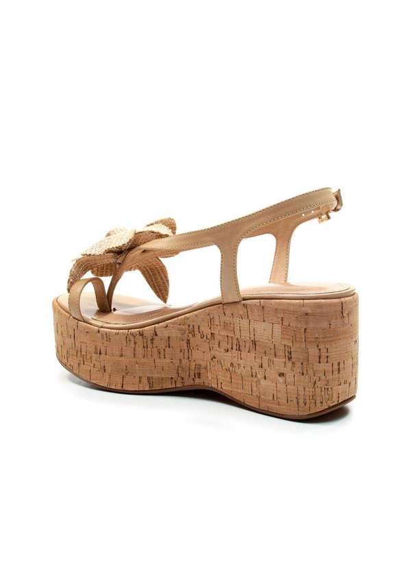 Cecconello - Sandália Couro Plataforma Cecconello 2793002-1 Nude 4