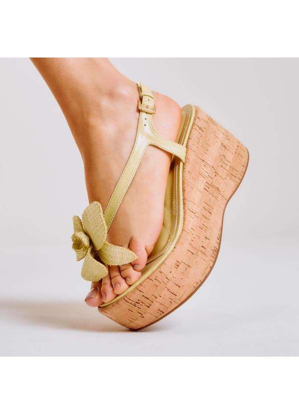 Cecconello - Sandália Couro Plataforma Cecconello 2793002-2 Verde 2