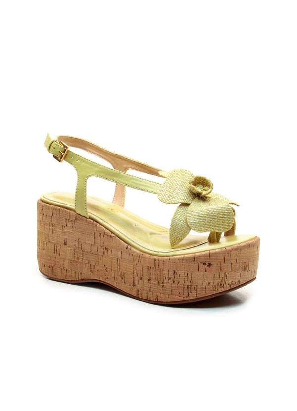 Cecconello - Sandália Couro Plataforma Cecconello 2793002-2 Verde 3