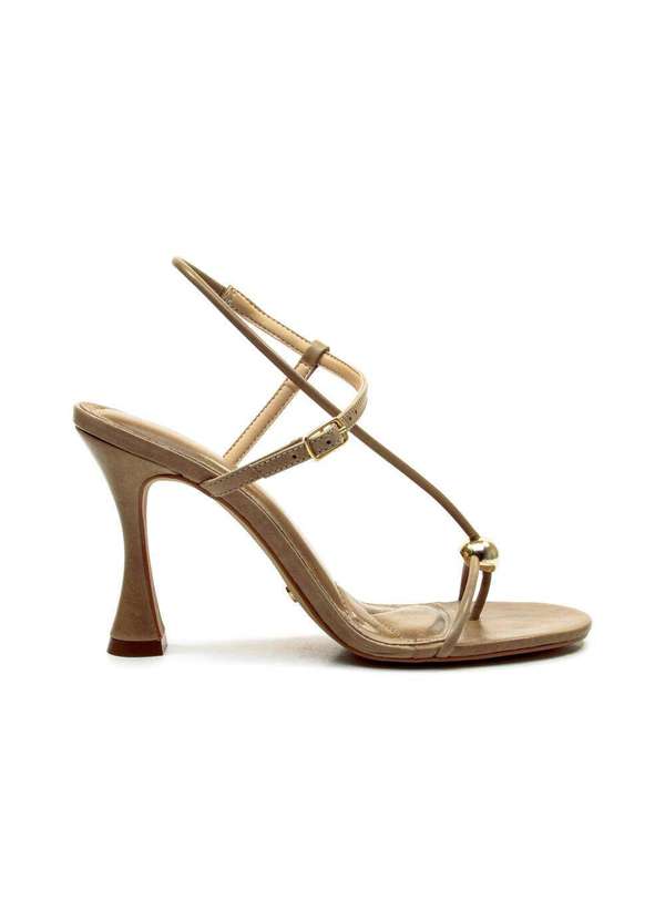 Cecconello - Sandália Couro Salto Alto Cecconello 2795001-1 Nude