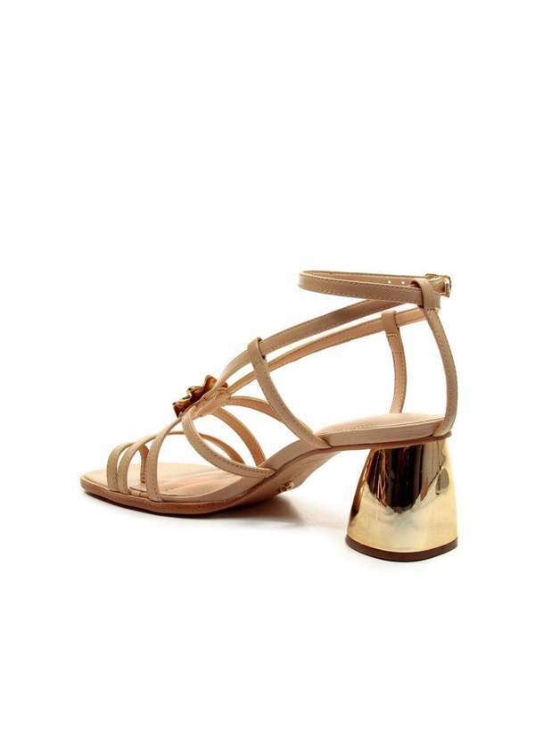 Cecconello - Sandália Couro Salto Bloco Cecconello 2805001-2 Nude 3