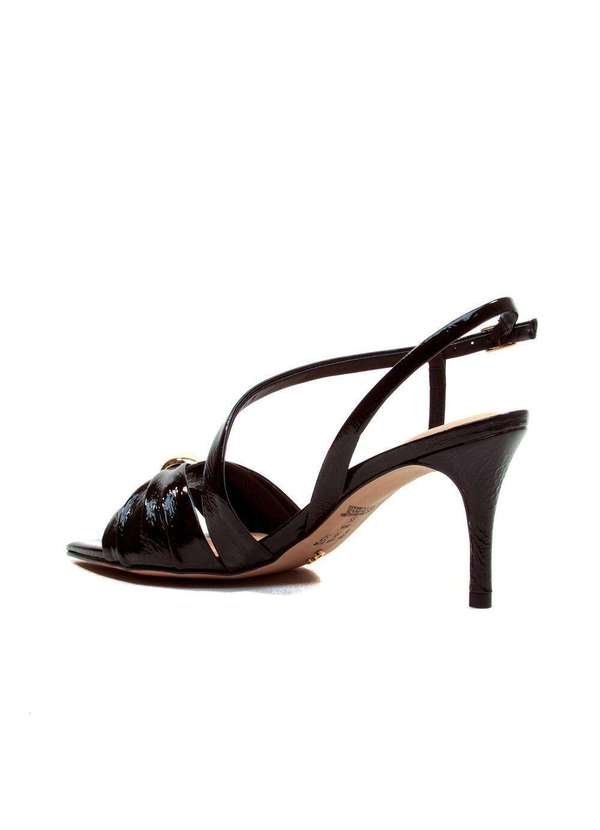 Cecconello - Sandália Couro Salto Médio Cecconello 2695001-4 Preto 3