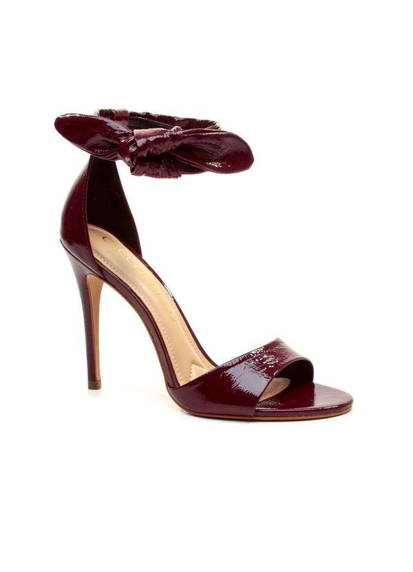 Cecconello - Sandália Couro Bordô Salto Alto Cecconello 2492015-16 Bordo 2