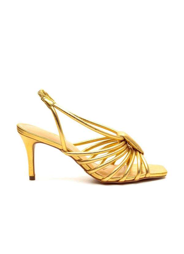 Cecconello - Sandália C Salto Médio Cecconello 2594001-2 Ouro