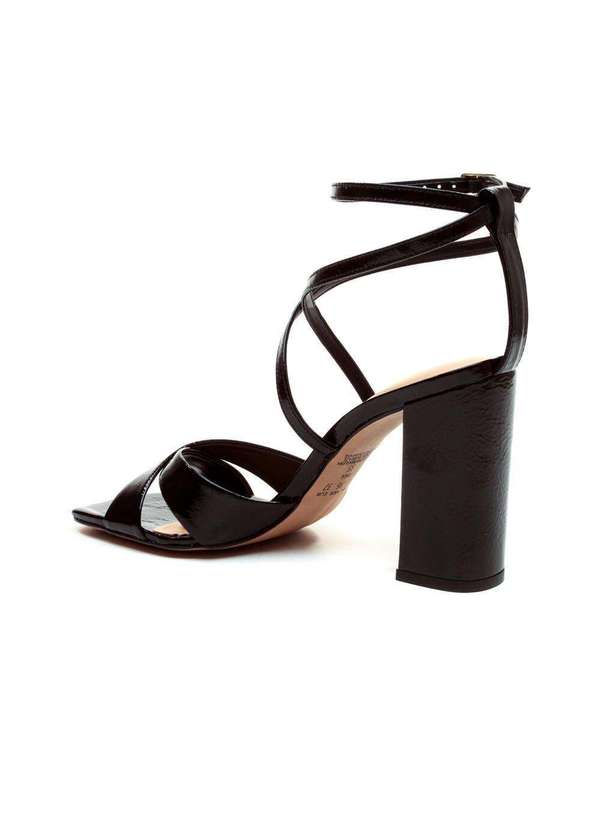 Cecconello - Sandália Couro Salto Alto Cecconello 2702001-3 Preto 4