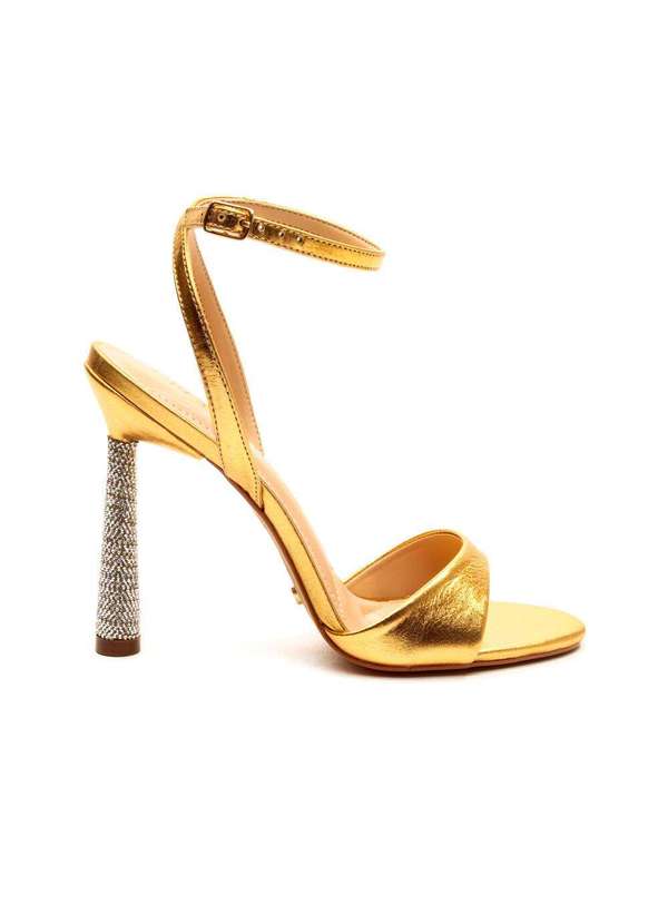 Cecconello - Sandália C Salto Alto Cecconello 2610003-2 Ouro