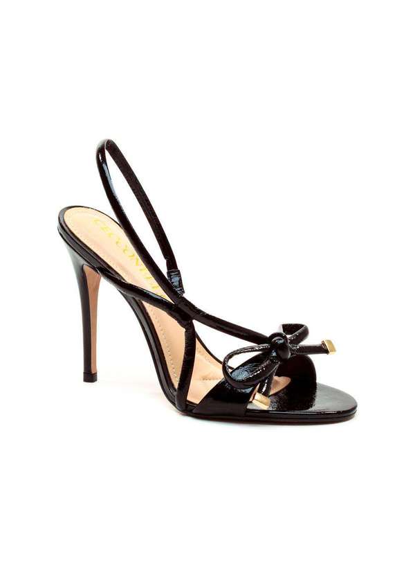 Cecconello - Sandália Couro Salto Alto Cecconello 2669002-1 Preto 3