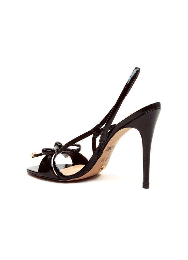 Cecconello - Sandália Couro Salto Alto Cecconello 2669002-1 Preto 4