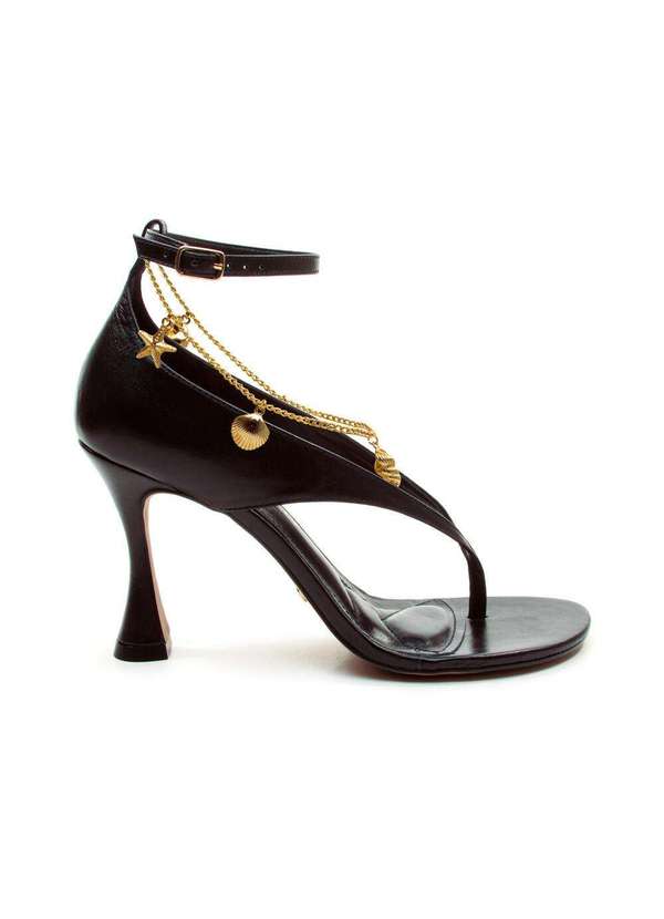 Cecconello - Sandália Couro Salto Alto Cecconello 2794001-2 Preto