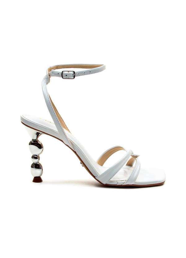 Cecconello - Sandália Couro Salto Alto Cecconello 2814001-6 Branco