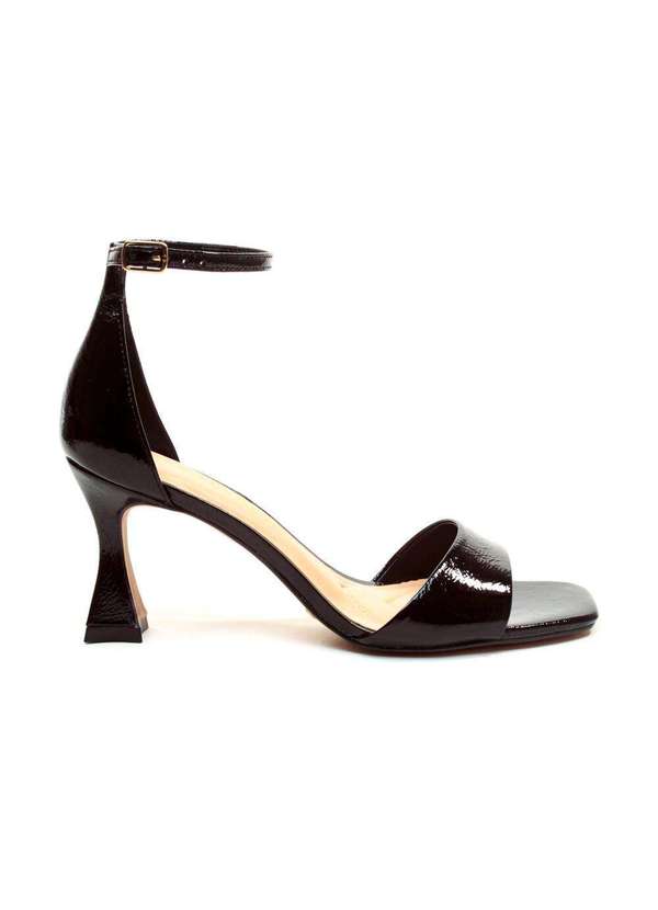 Cecconello - Sandália Couro Salto Médio Cecconello 2694002-1 Preto