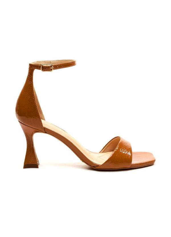 Cecconello - Sandália Couro Salto Médio Cecconello 2694002-3 Marrom