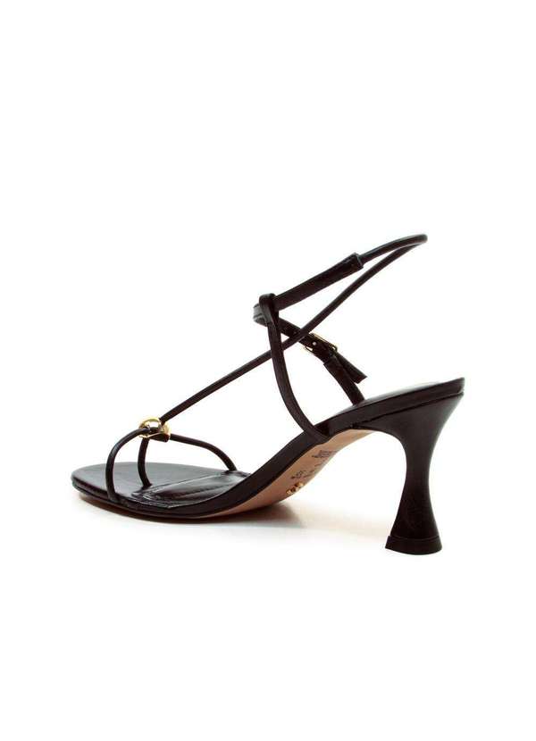 Cecconello - Sandália Couro Salto Médio Cecconello 2796001-1 Preto 4