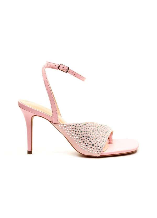 Cecconello - Sandália Couro Salto Alto Cecconello 2599002-1 Rosa