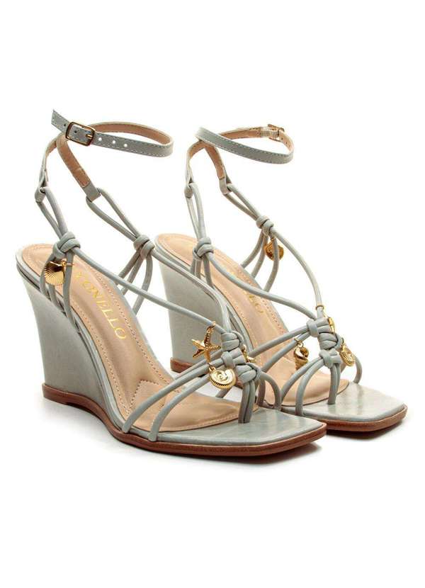 Cecconello - Sandália Couro Salto Alto Cecconello 2770003-2 Verde 5