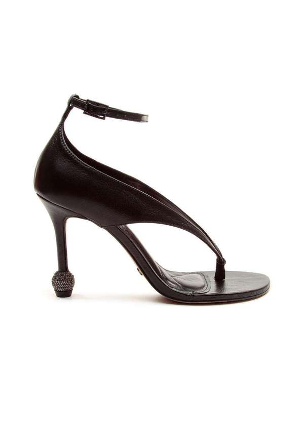 Cecconello - Sandália Couro Salto Alto Cecconello 2853001-1 Preto