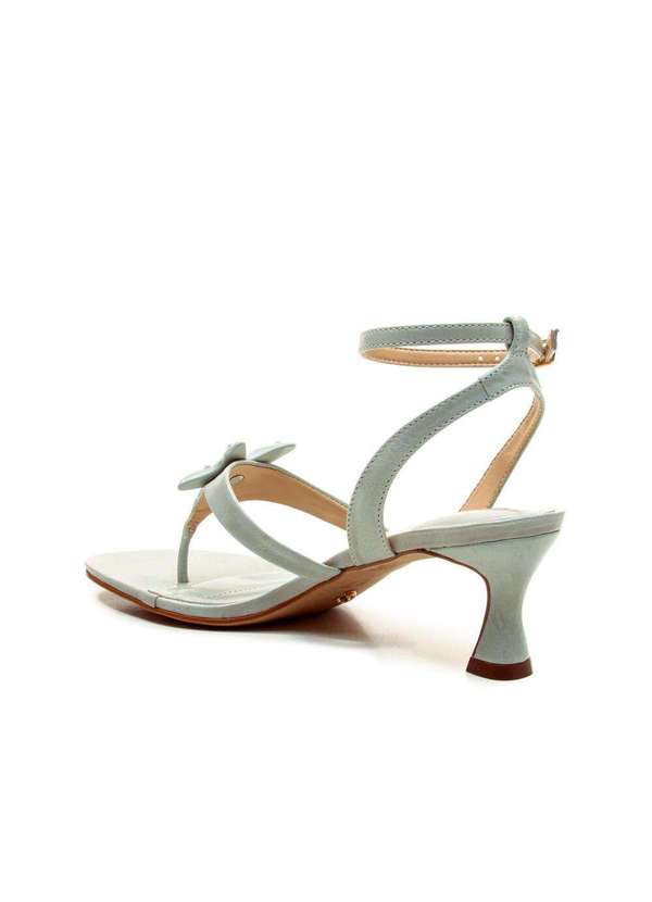 Cecconello - Sandália Couro Salto Baixo Cecconello 2792001-2 Verde 4