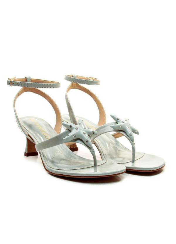 Cecconello - Sandália Couro Salto Baixo Cecconello 2792001-2 Verde 5