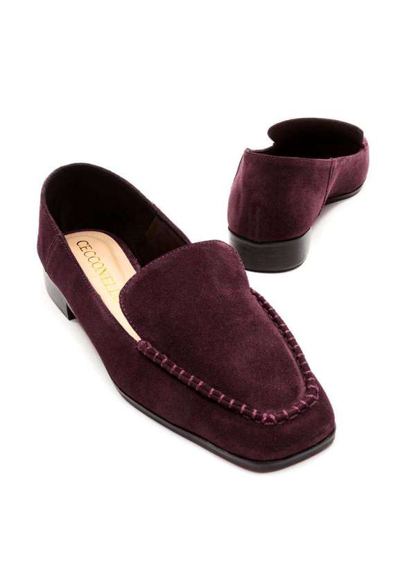 Cecconello - Mocassim Couro Bordô Cecconello 2623001-1 Bordo 5