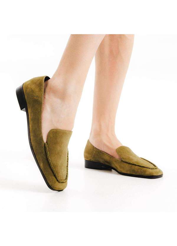 Cecconello - Mocassim Couro Cecconello 2623001-5 Verde 2