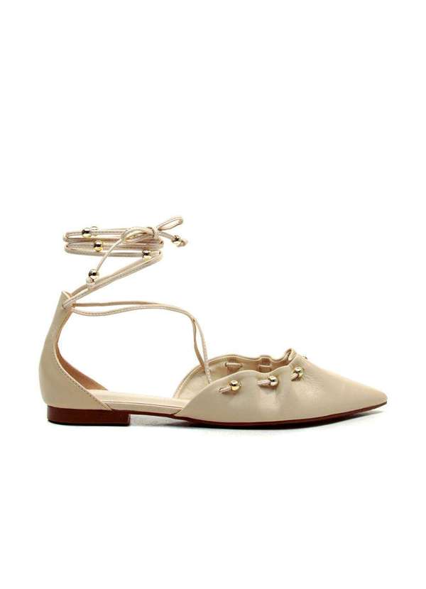 Cecconello - Sapatilha Couro Cecconello 2730001-1 Off White