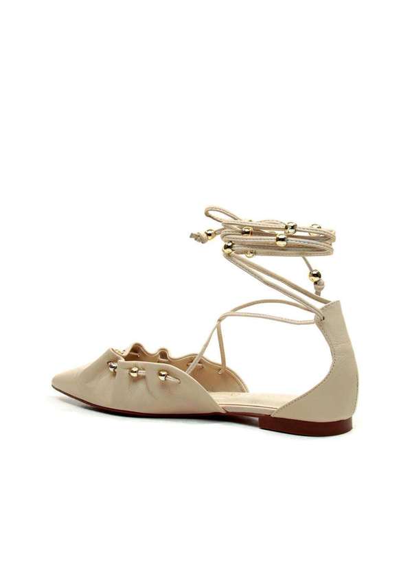 Cecconello - Sapatilha Couro Cecconello 2730001-1 Off White 4