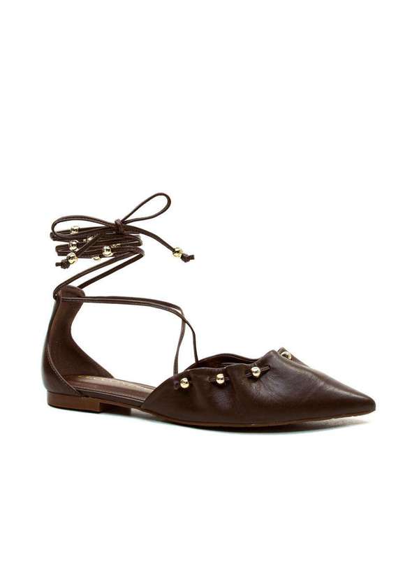 Cecconello - Sapatilha Couro Cecconello 2730001-3 Marrom 3