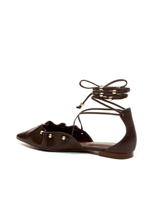 Cecconello - Sapatilha Couro Cecconello 2730001-3 Marrom 4