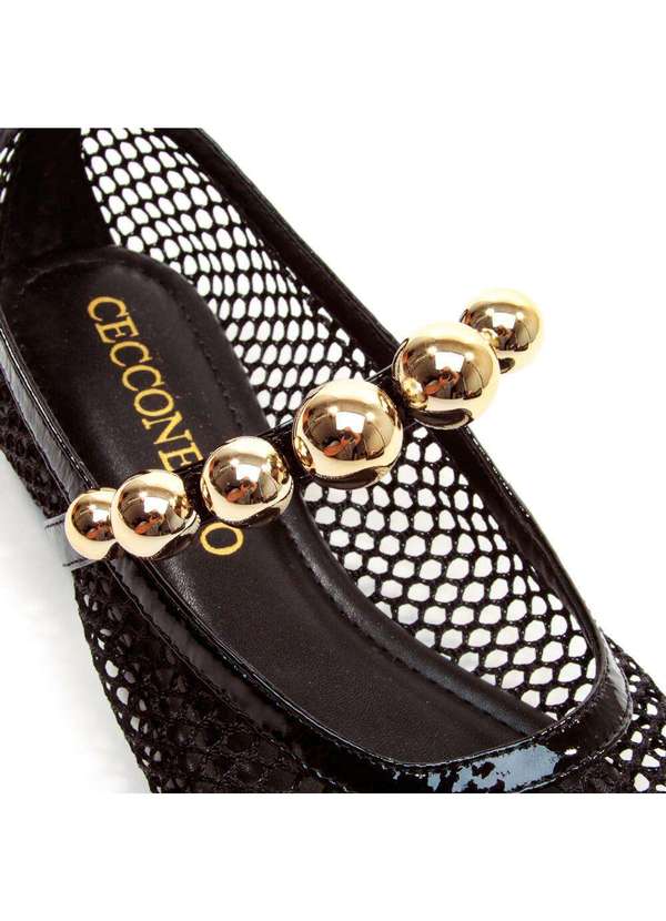 Cecconello - Sapatilha Couro Cecconello 2767001-2 Preto 5