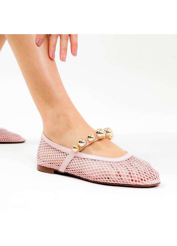 Cecconello - Sapatilha Couro Cecconello 2767001-4 Rosa 2