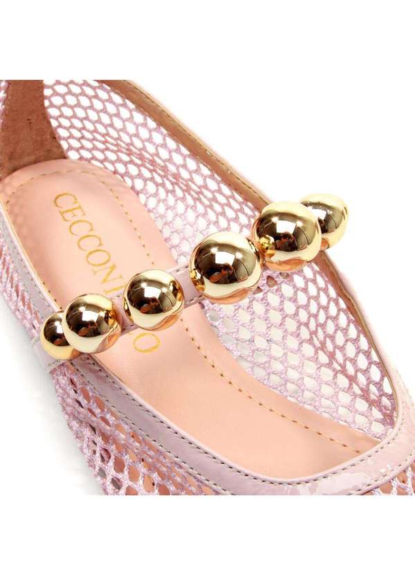Cecconello - Sapatilha Couro Cecconello 2767001-4 Rosa 5