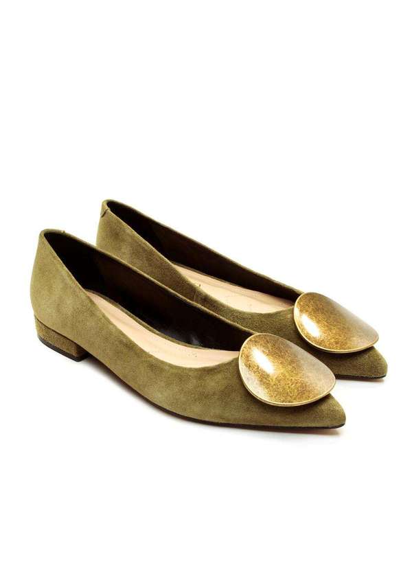 Cecconello - Sapatilha Couro Cecconello 2628003-1 Verde 5