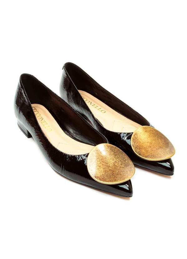 Cecconello - Sapatilha Couro Cecconello 2628003-6 Preto 5