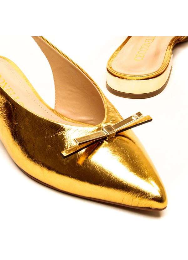 Cecconello - Sapatilha Slingback C Cecconello 2641002-2 Ouro 5
