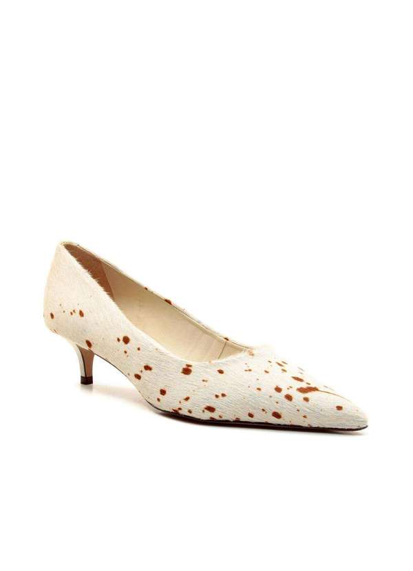 Cecconello - Scarpin C Salto Baixo Cecconello 2629001-11 Branco 2