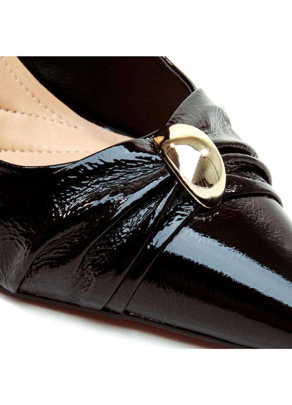 Cecconello - Scarpin Couro Salto Alto Cecconello 2624012-4 Preto 5