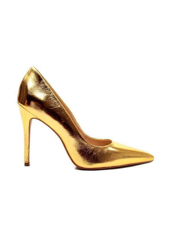 Cecconello - Scarpin C Salto Alto Cecconello 2130008-107 Ouro