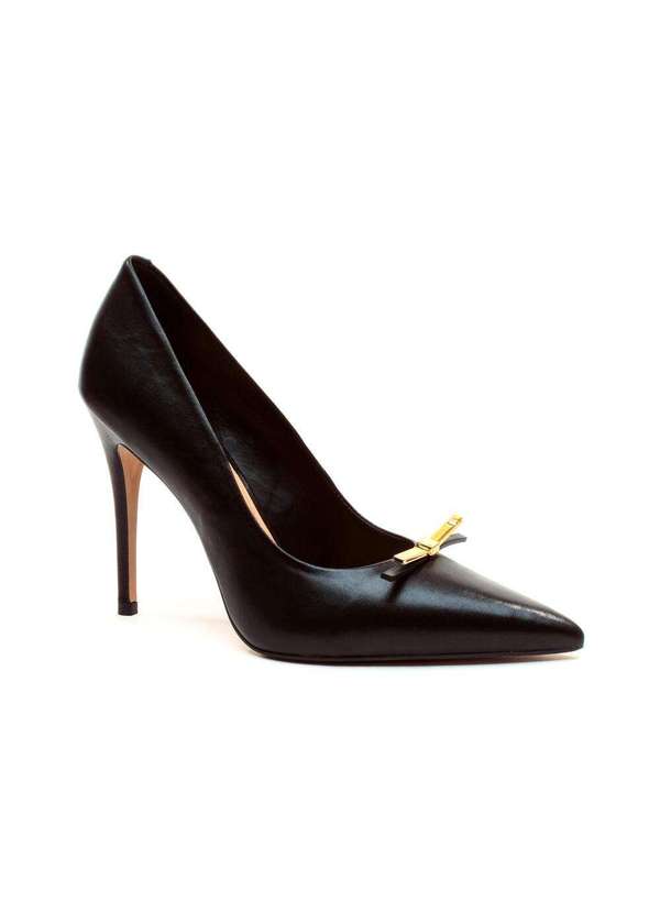 Cecconello - Scarpin Couro Salto Alto Cecconello 2624010-3 Preto 3