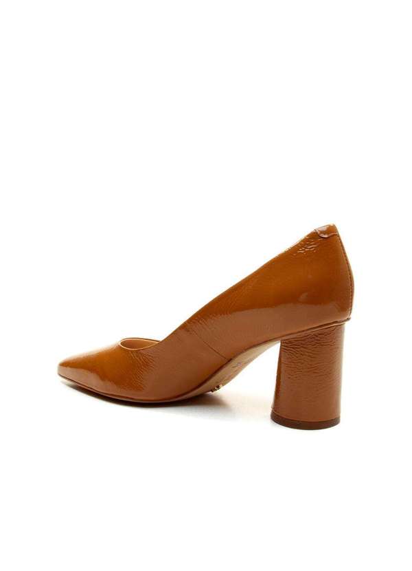 Cecconello - Scarpin Couro Salto Bloco Médio Cecconello 2630001-13 Marrom 3