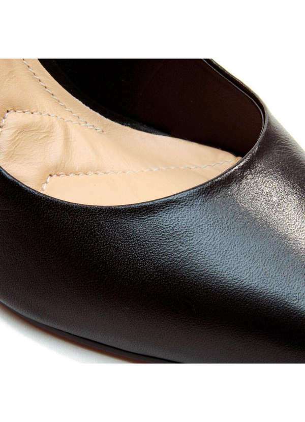 Cecconello - Scarpin Couro Salto Alto Cecconello 2440001-1 Preto 4