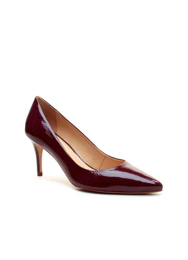 Cecconello - Scarpin Couro Bordô Salto Médio Cecconello 2399001-39 Bordo 2