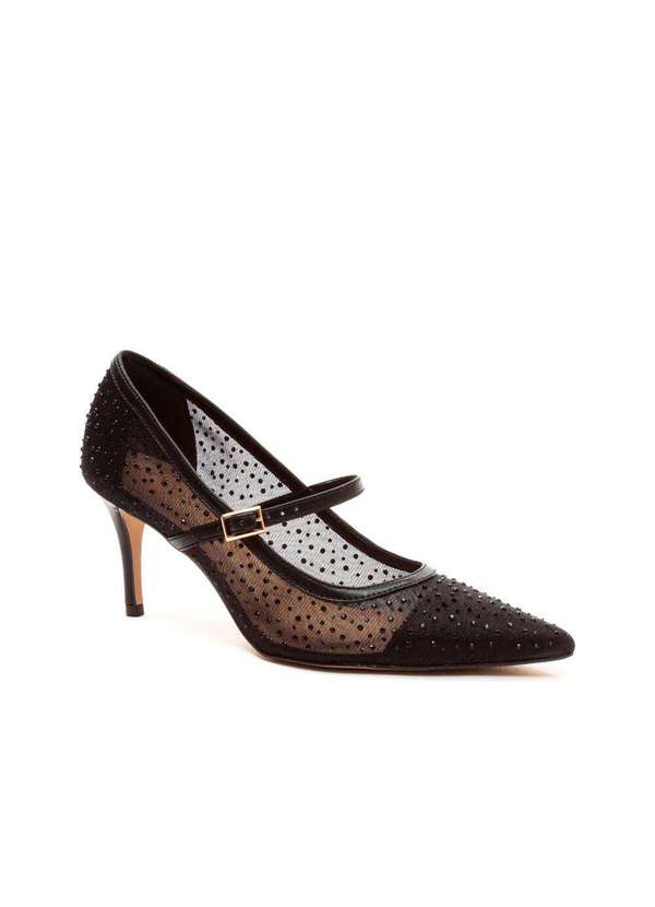 Cecconello - Scarpin Couro Salto Médio Cecconello 2658004-1 Preto 3