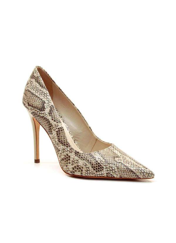 Cecconello - Scarpin Couro Salto Alto Cecconello 2130008- 119 Off White 2