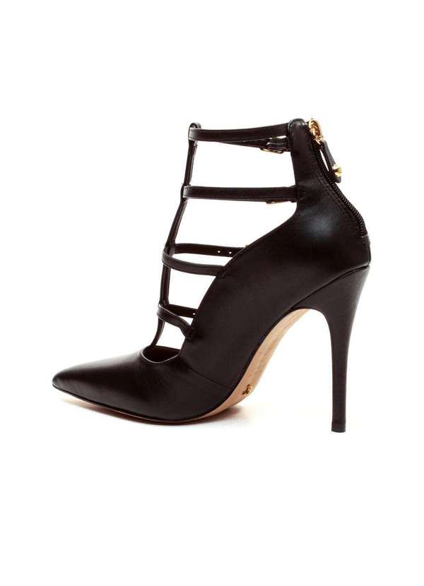 Cecconello - Scarpin Couro Salto Alto Cecconello 2396011-4 Preto 3