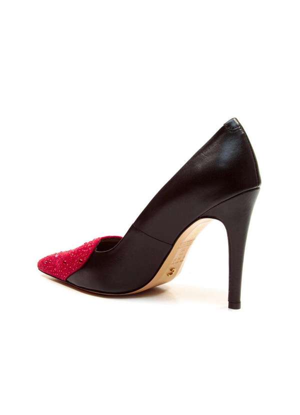 Cecconello - Scarpin Couro Salto Alto Cecconello 2446004-1 Preto 3