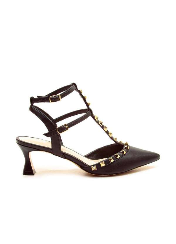 Cecconello - Slingback C Salto Médio Cecconello 2409002-2 Preto